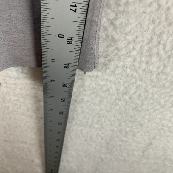 Nike Legging Womens‎ XL Gray Stretch Dri-Fit Zip Pockets Drawstring Cropped 8131 - Picture 10 of 11